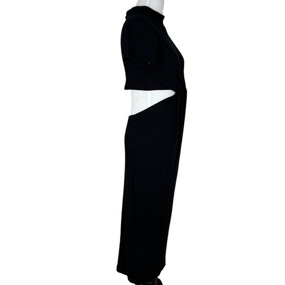 NWOT LNA Neo Sweater Dress In Black (small flaw) - Picture 5 of 11